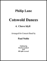 Cotswold Dances Movt. 4 Cleeve Idyll Concert Band sheet music cover